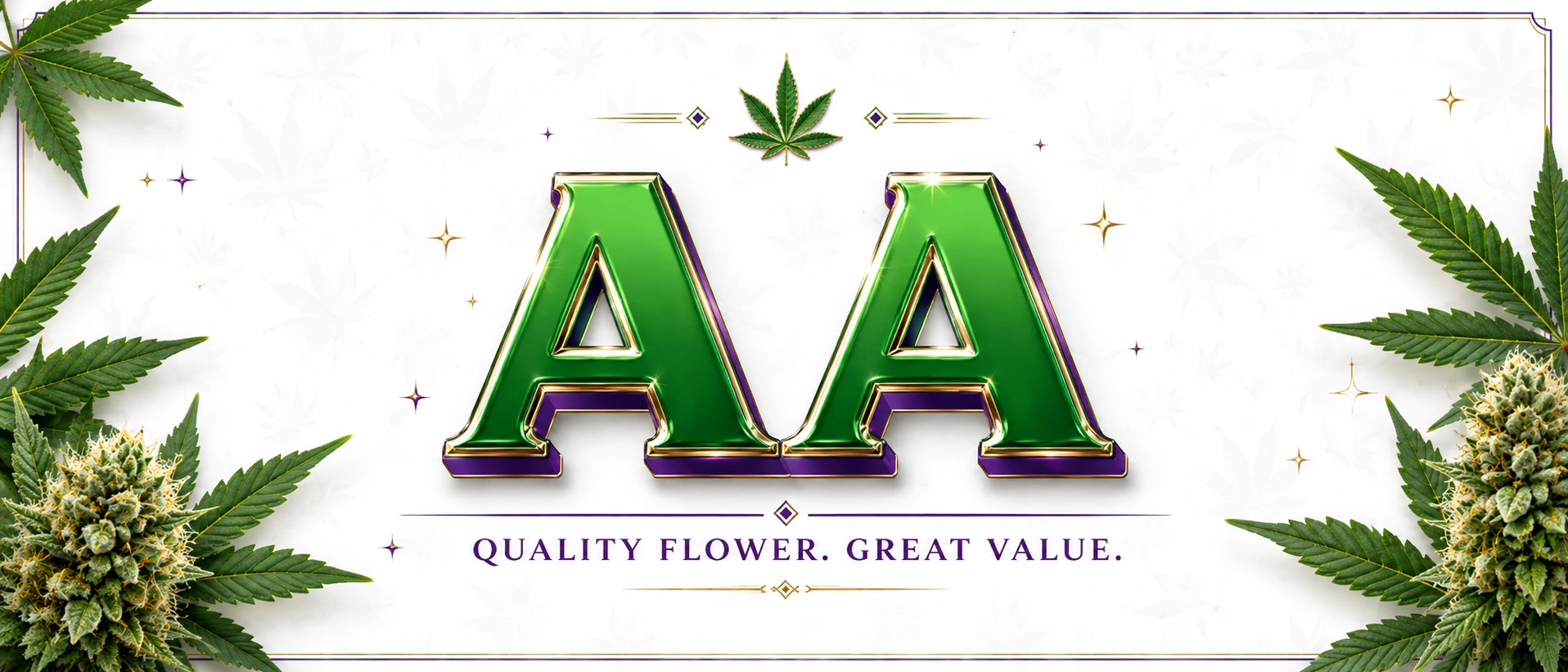 AA Cannabis Flower โ Quality daily drivers ยท THC 27-29%
